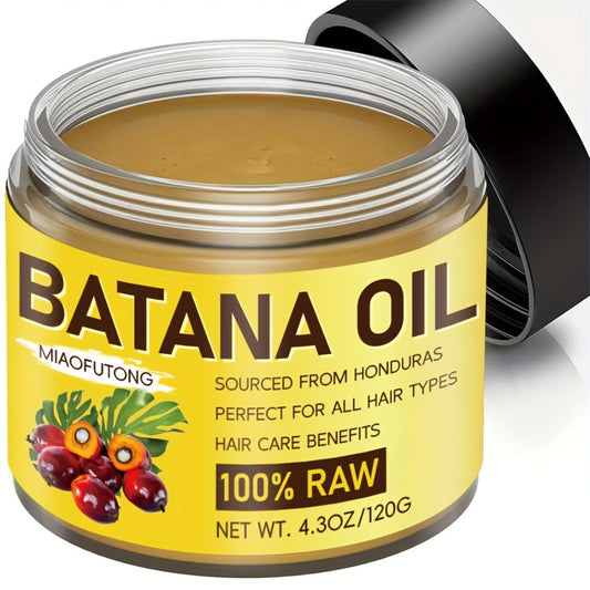 Honduran Banana Oil - 100% Raw, Moisturizing Hair Care for All Hair Types, Smooth & Hydrating for Dry, Damaged Hair, Ideal for Scalp and Hair Nourishment - 4. 3oz/120g, Hair Care Essentials | Natural Hair Care | Smooth Texture