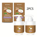 Set of 2 Coconut Oil Facial Hair Removal Creams, Formulated with Natural Components, Effectively Unwanted Facial Hair, Deeply Hydrates The Skin, Minimizes Irritation And Discomfort