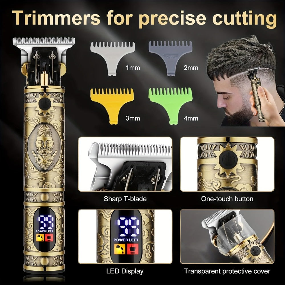 Aqwiopr Wireless Hair Clippers And Trimmer Kits - an Ideal Present for Men'S Grooming