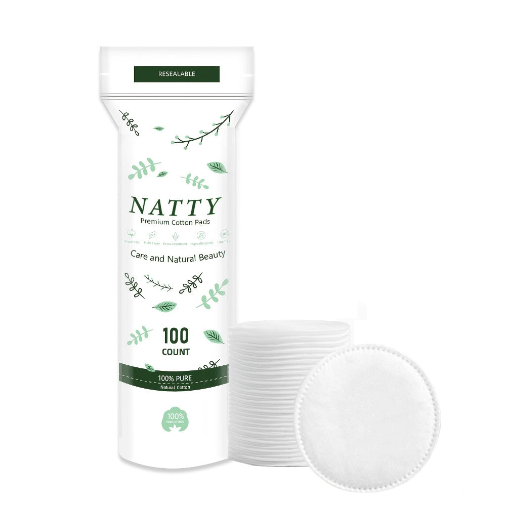 [Makeup Remover Pads] Cottonessence 600count Exquisite Makeup Rounds,Soft,Hypoallergenic and absorbent, 360-degree circular locking edge,Lint-Free Edge Sealing,Unscented,,Makeup Remover Pads, disposable pads for beauty and the delicate girls