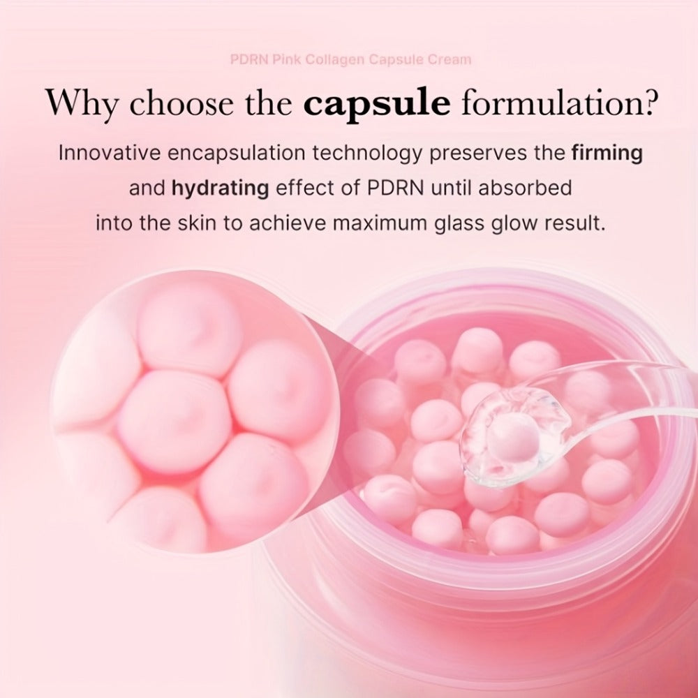 3pcs PDRN Collagen Capsule Cream&Vitamin C Capsule Facial Cream&Nicotinamide Capsule Cream with Capsule Technology, Moisturizes And Locks In Moisture. Suitable for Day And Night Use.valentines Day Gifts, Fall Winter Skincare, Aift Sets for Women