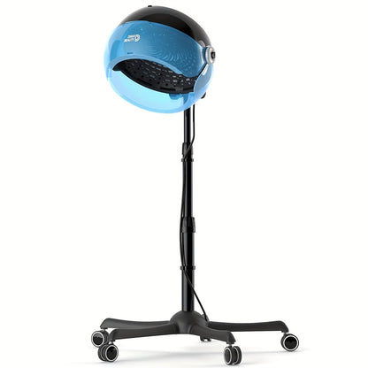 Standing Hooded Hair Dryer 1875W — Professional Ionic Floor-Standing Hood Dryer for Salon, Adjustable Height, Deep Conditioning, Natural Hair, 4 Colors