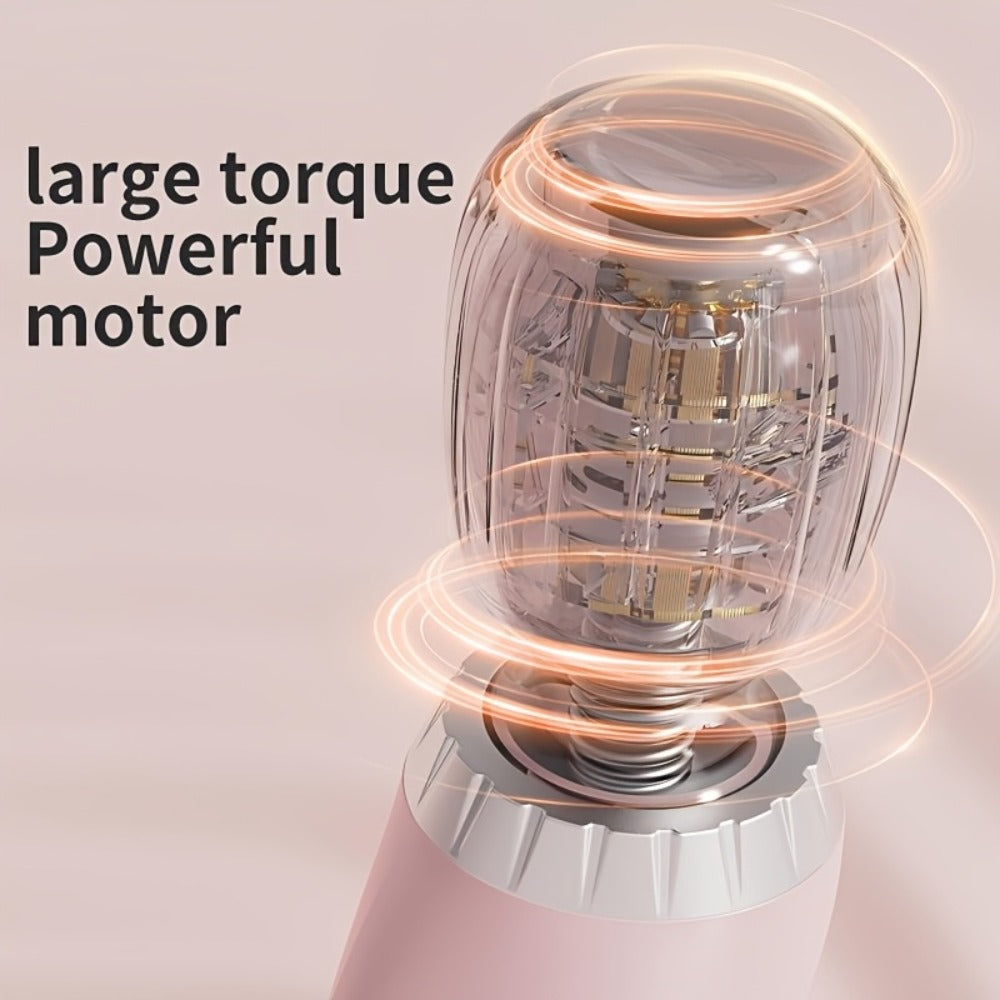 1pc Portable Electric Massager, Handheld Massage Wand, 5-Speed Adjustment, USB-Rechargeable Relaxation Massager Vibrating Massage for Neck, Back, Legs, And Waist Foot Sole Vibration Relaxation Ideal Gift for Men, Women, Athletes, And Seniors