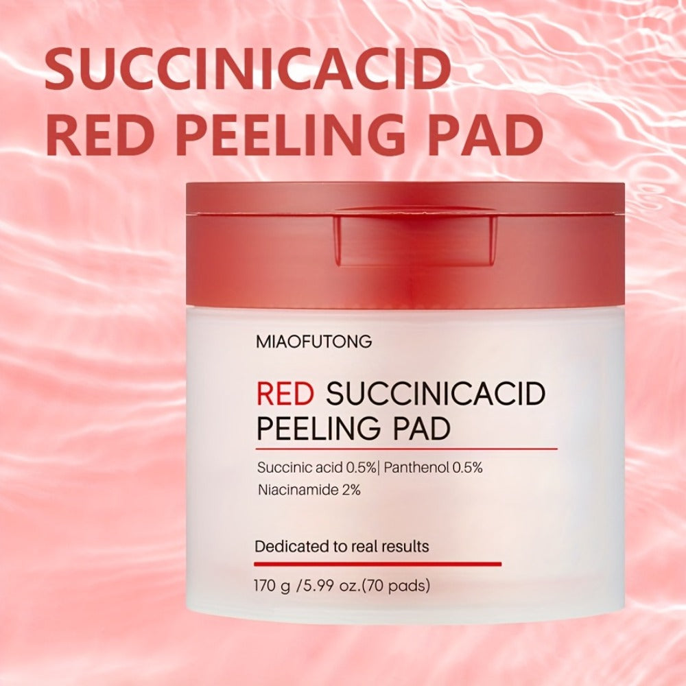 Deep Cleansing Exfoliating Essence, Zero Pore Patch -70PADS, Double Texture, Daily Physical Exfoliation || Moisturizing Wipes with Hyaluronic Acid Scrub Pad, Rose Water+camellia Moisturizing, Moisturizing Cleansing Pad Suitable for All Skin Types