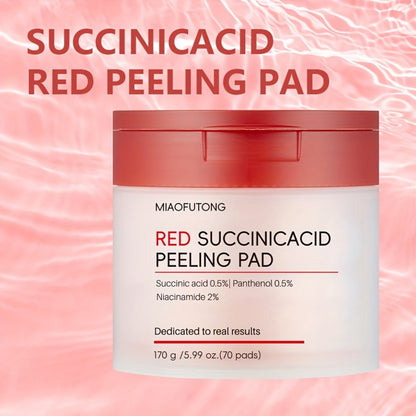 Exfoliating Cleansing Pads with Hyaluronic Acid & Rose Water – Dual-Texture Zero Pore Patch, Deep Pore Cleansing & Moisturizing Wipes for All Skin Types, 70 Pads