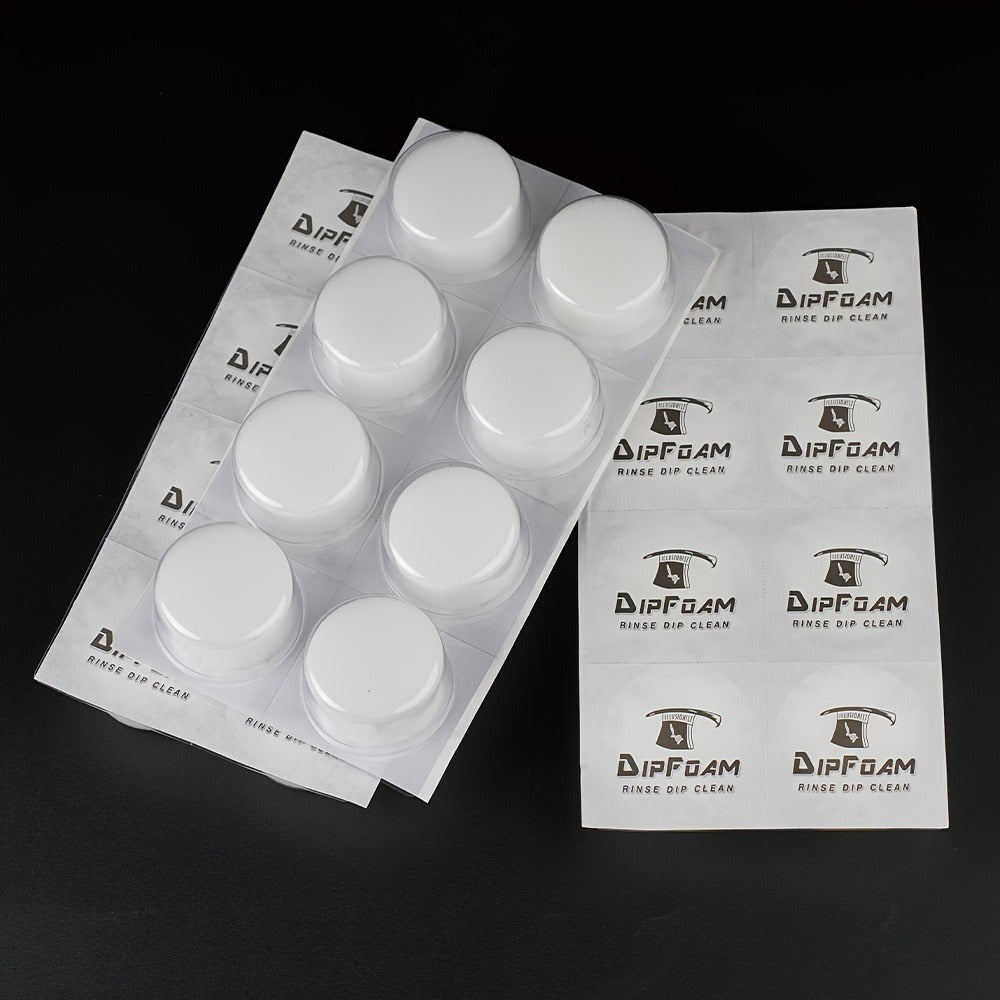 24pcs ProTat Tattoo Needle Dip Clean Cups - Foam Liner Design for Safe & Thorough Cleaning, Use with Cartridge & Traditional Needles, No Odor, Non-Electric, Gentle on Needles to Prevent Damage, Tattoo Needle Cleaner