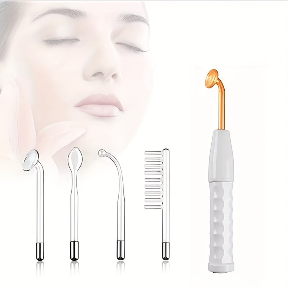 4-In-One Facial Skin Care Stick, High-Frequency Facial Massager Facial Skin Care Set Portable Skin Care Tool for Home Use