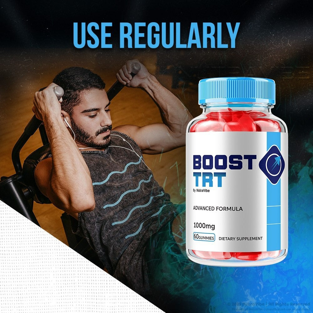 Boost TRT – Original BoostTRT Gummies with a Natural Daily Blend for Energy & Wellness | Great-Tasting, Easy-to-Chew Gummies