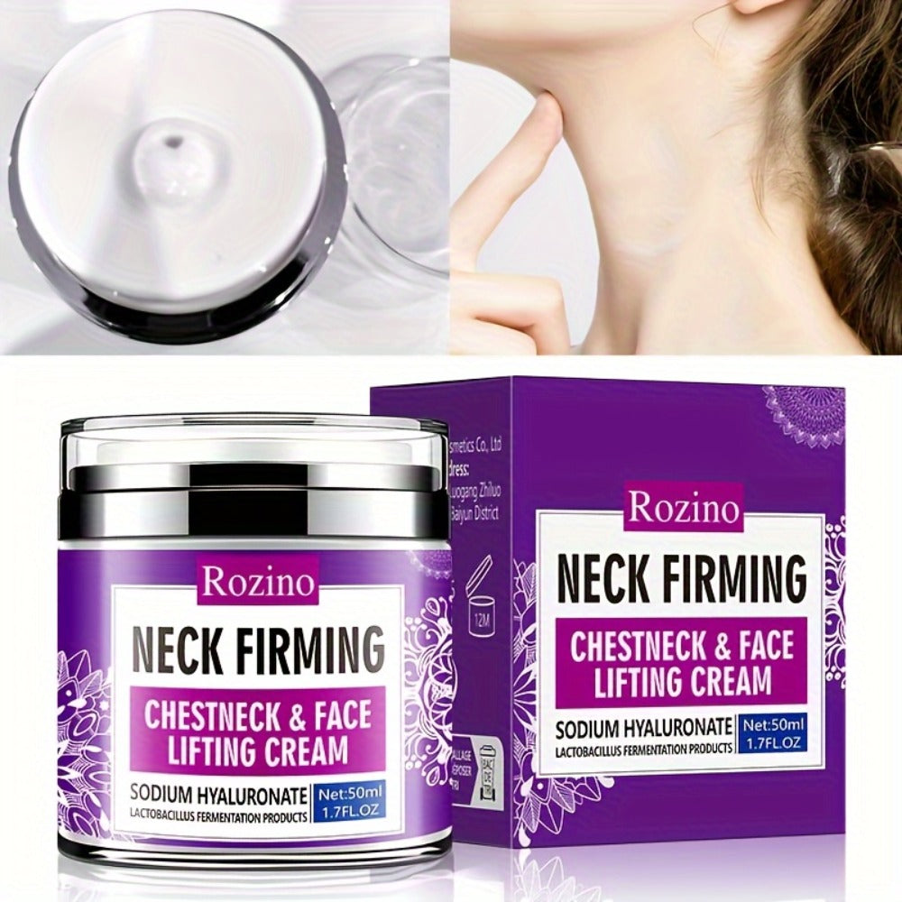 ROZINO Facial And Neck Lifting Cream - Provides Immediate Tightening And Lifting Effects, Diminishes The Appearance of Wrinkles, And Enhances The Look of Aging, Loose, And Dull Skin. Specifically Formulated to Boost The Beauty of The Neck And Face.