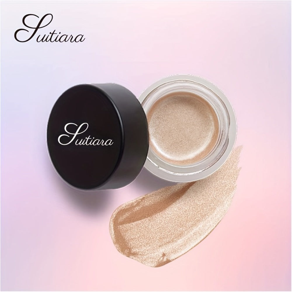 Jelly Eyeshadow 2pcs Shimmer Gel Single Color Sunset Copper High Gloss Long Lasting Fade Resistant Eye Makeup for Women Party Holiday Glam