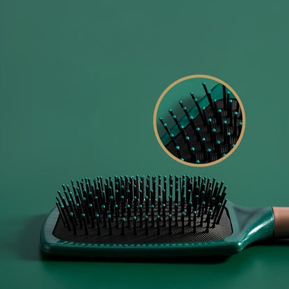 Hair Comb Set 5 Piece — Cushion Brush, Curling Comb, Detangling Comb, Anti-Static Comb & Scalp Massage Comb for Women, Smooth Hair Care Styling Kit