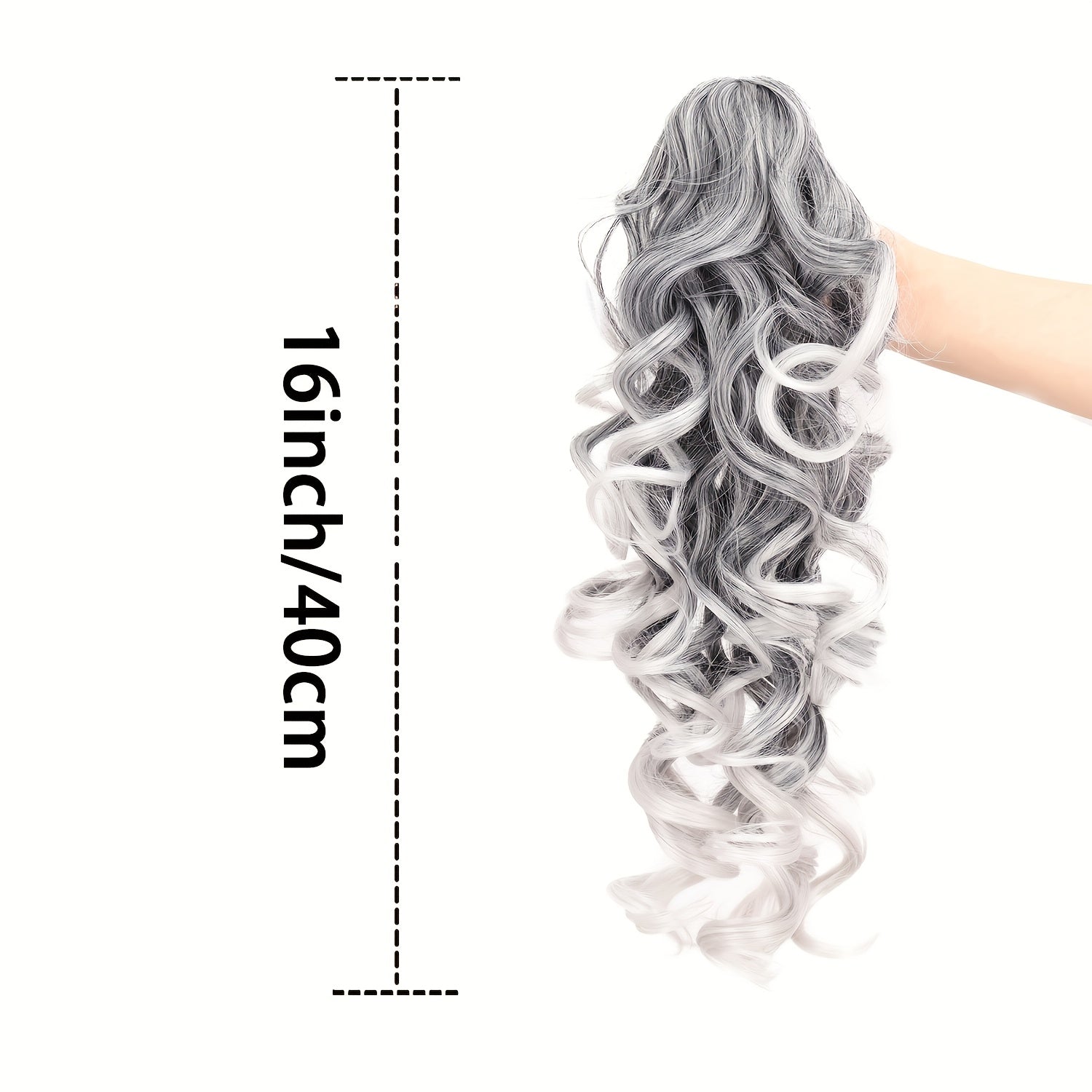 A Retro-Style Synthetic Wig Designed to Withstand High Temperatures, Featuring Afro Kinky Curls for a Appearance. This Volume-Boosting Ponytail Is Perfect for Everyday Use And Special Occasions, Making It an Ideal Hair Accessory for Women
