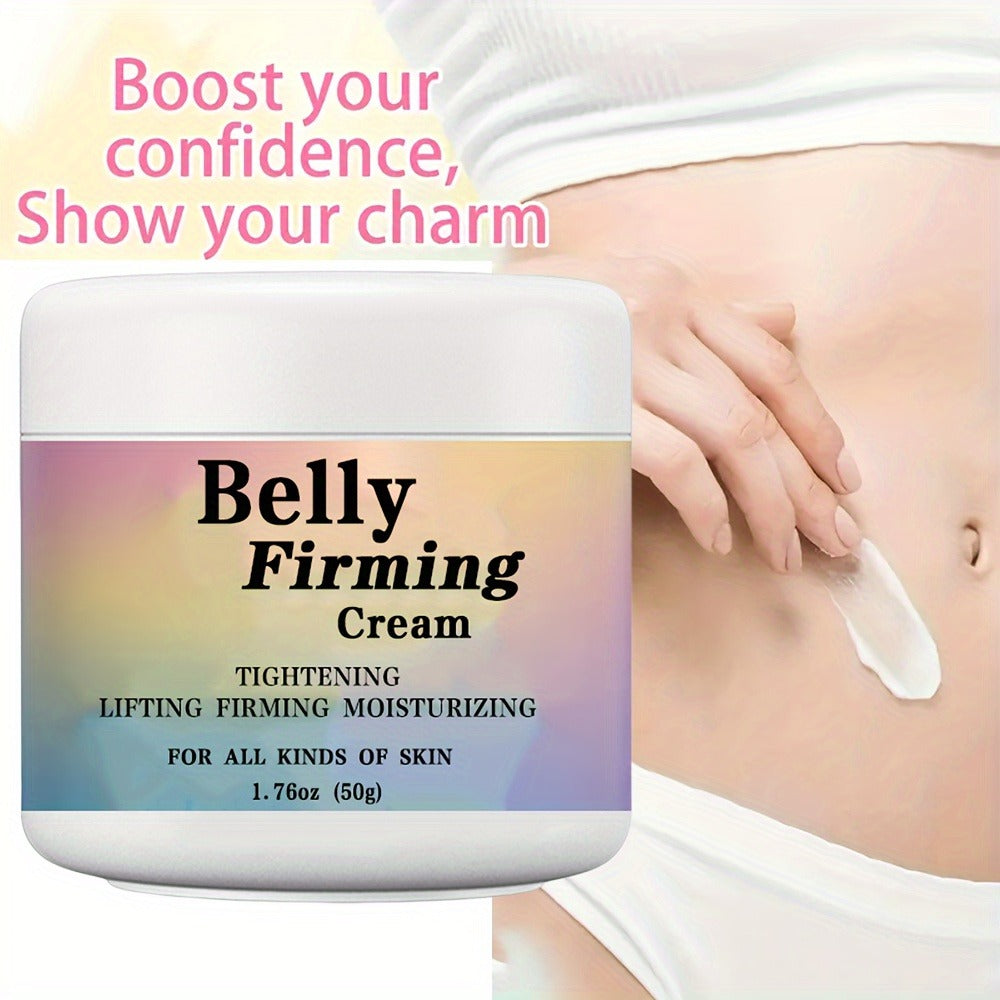 Belly Firming Cream - Intensive Tightening & Lifting Body Lotion with Hyaluronic Acid Caffeine Shea Butter Jojoba Oil & Vitamin E for Belly Buttocks Thighs & Arms - Alcohol Free All Skin Types