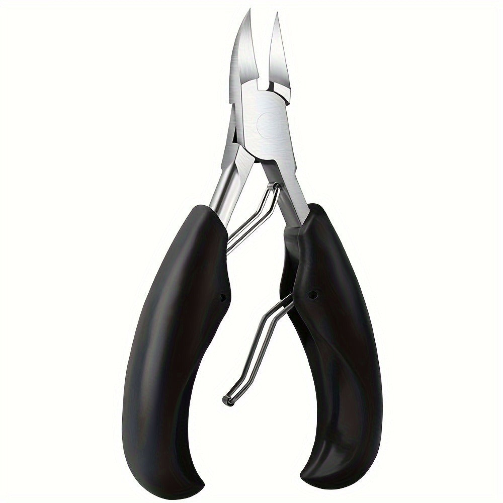 [3Pack Sharp Clippers] Nail Clippers for Thick Nail & Ingrown Toenails(3Pack), Toenail Clippers for Men, Women, Seniors, Sharp Curved Blade, Professional Pedicure Tool