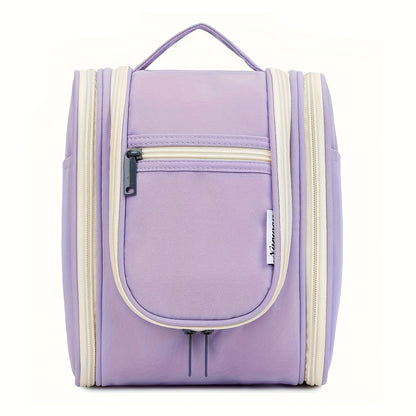 Hanging Toiletry Bag for Women Travel Makeup Bag Multi-Compartment Cosmetic Organizer with Hook Large Capacity Waterproof Toiletry Pouch for Travel Cruise Gym
