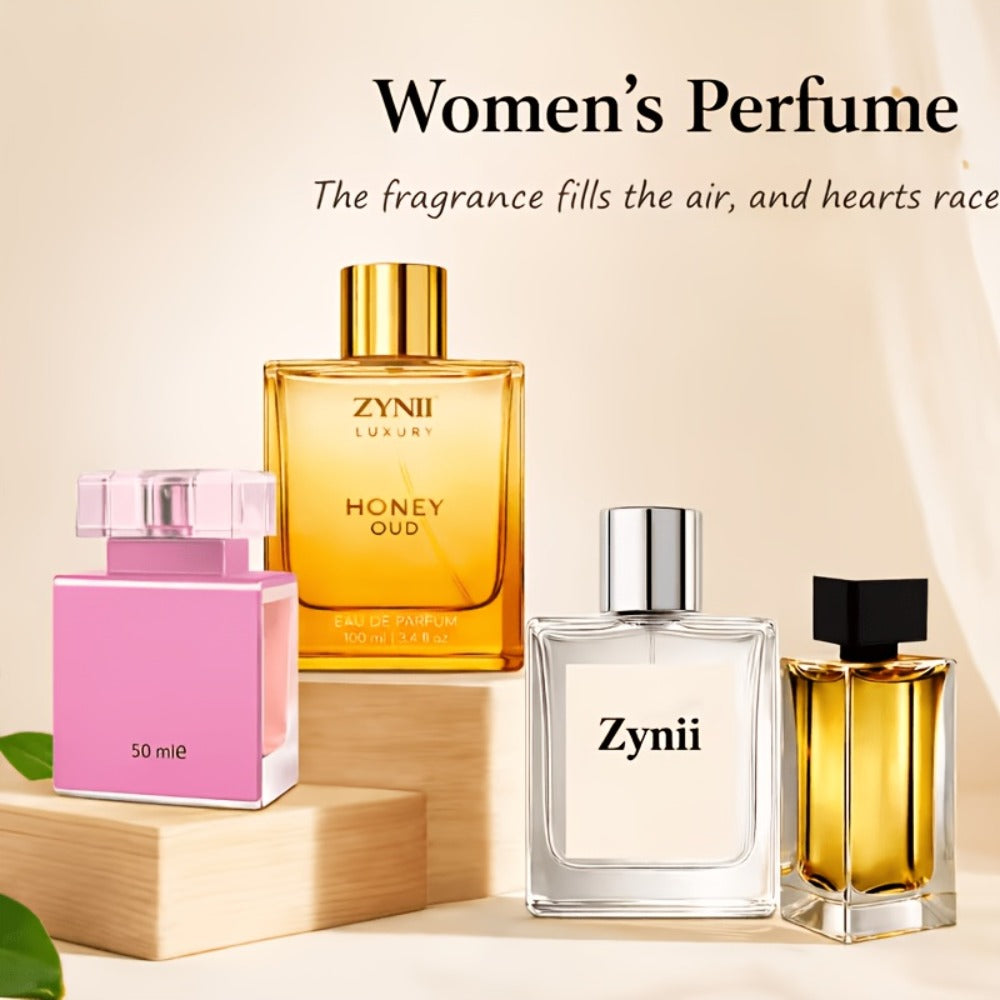 Women's Perfume Honey Oud Amber Sweet Fruit Long Lasting Fragrance - 24K Floral Citrus Musk Spray Golden Whisper Soft Floral Date Night Valentine Gift for Her