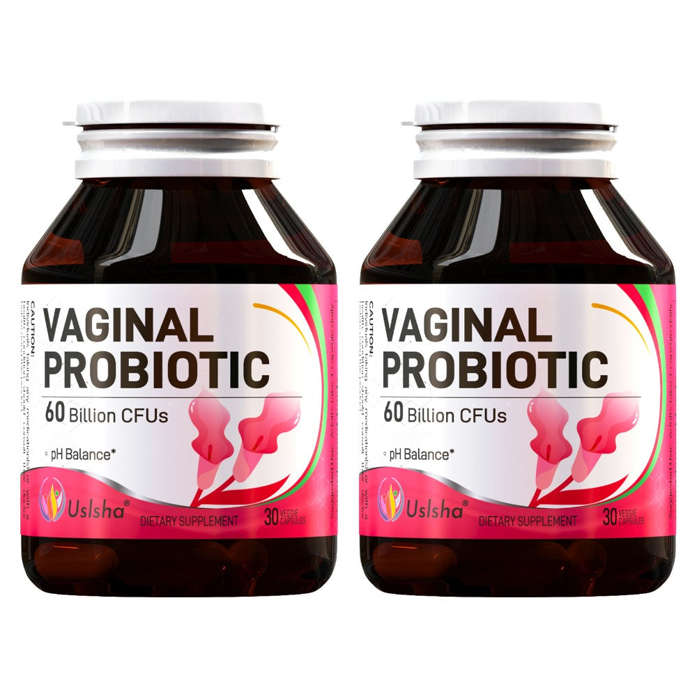 USLSHA Probiotics for Women Support PH Balance, Yeast Balance, V-Flora & Feminine Health with Women' s Health Blend & Cranberry Extract 60 Billion CFU, Vegan-friendly, 30 Capsules