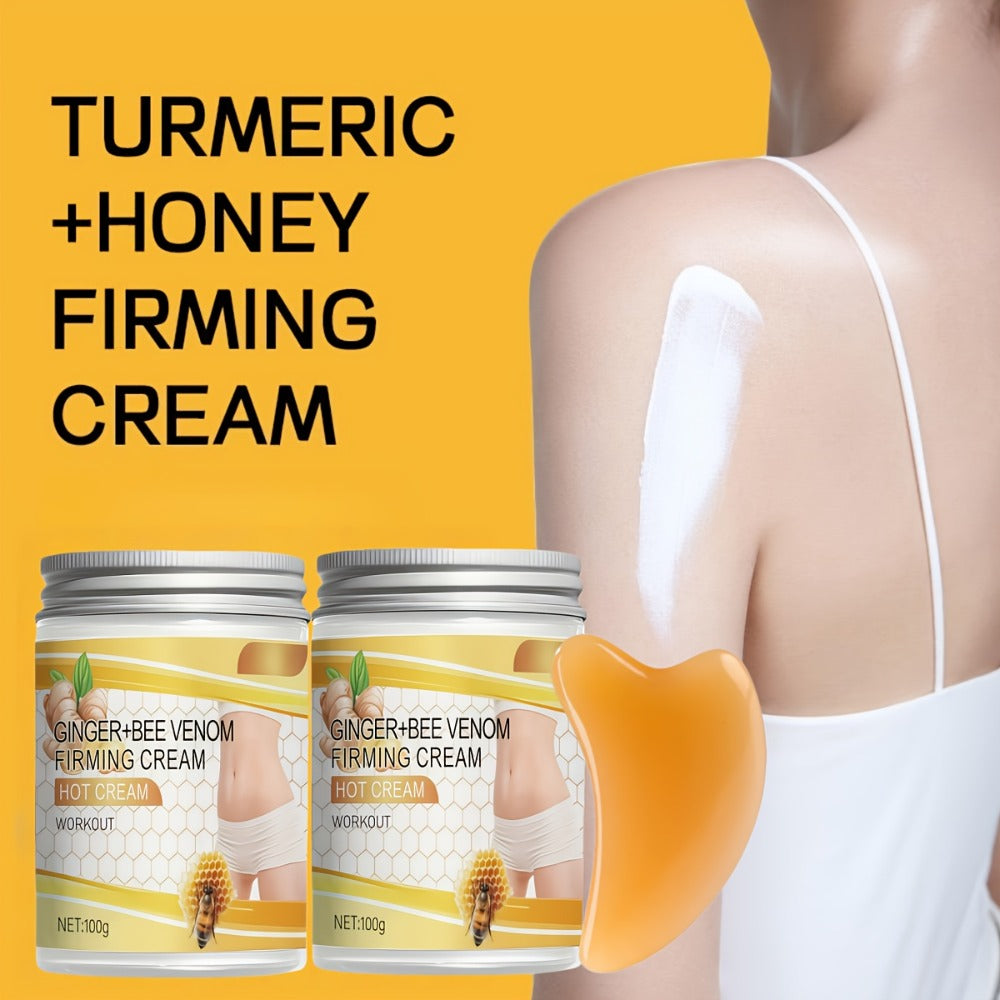 A Set of Three Bee Venom Body Shaping Creams That Instantly Firm And Lift The Arms, Providing Skin Tightening Benefits. Suitable for The Arms, Abdomen, Legs, And Buttocks