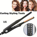 2-In-1 Hair Straightener Curling Iron, 4 Modes Adjustable - Fast Crimper Hair Tool, Root Crimper for Professional Salon, Wavy Hairstyle Hair Tools Holiday Gifts