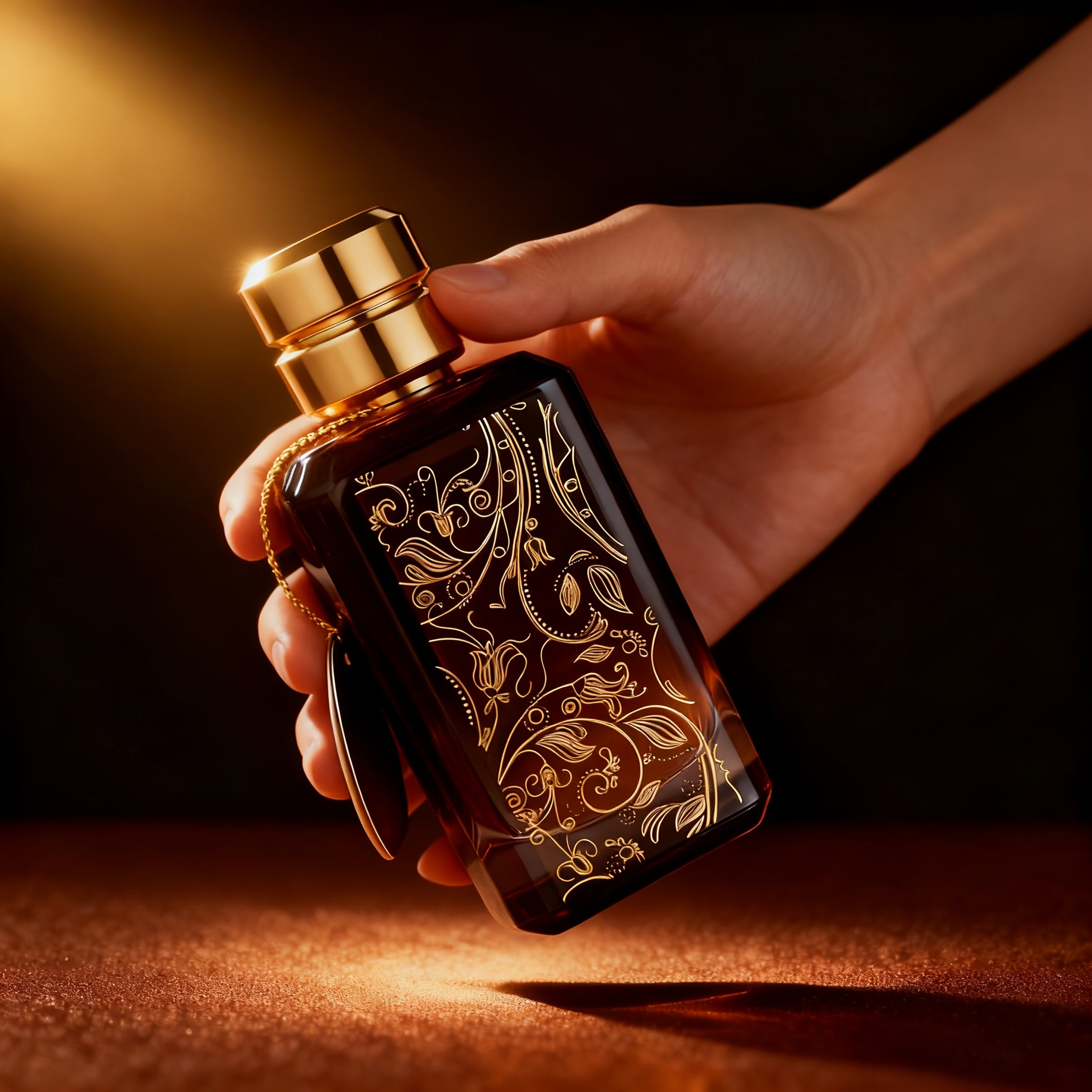 Luxury Arabic Men'S Perfume - Long-lasting Agarwood And Woody Notes, Elegantly Gradient-hued Bottle Adorned With Arabic Calligraphy And Islamic Art Designs, 3.4 Fl Oz. Suitable For Daily Wear And Special Occasions. The Perfect Gift For Him.