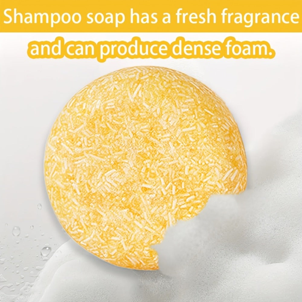Ginger Shampoo Bar 3pcs × 60g — Natural Handmade Solid Shampoo Bar, Sulfate-Free, Paraben-Free & Vegan | Scalp Stimulating Ginger Formula for All Hair Types | Unisex Travel Size