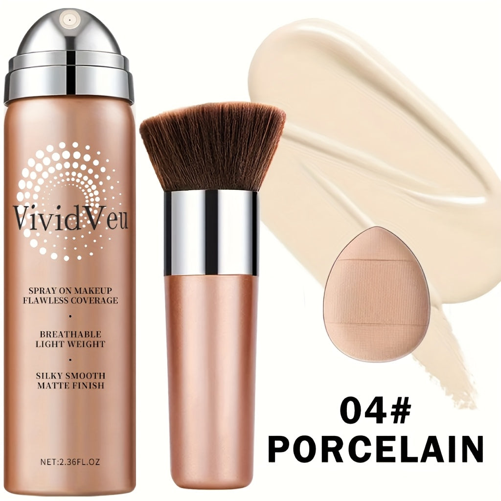Brand New Upgrade! Perfect Air Cushion Foundation 2.0 - Nourishing & Moisturizing Formula, Lightweight Smooth Matte Finish, High Coverage Spray, Natural Nude Makeup Look, Luxury High-End Christmas Gift
