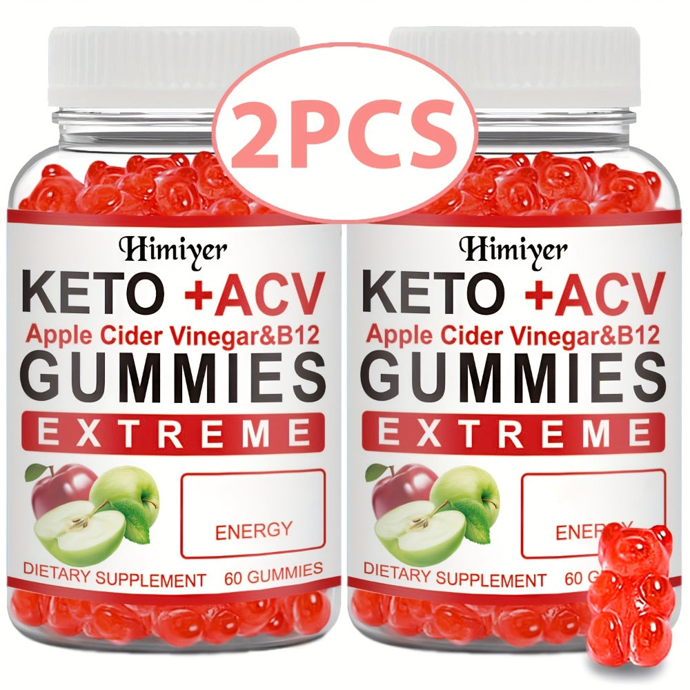 [Keto ACV Gummies] 1/2pcs Keto ACV Gummies - Apple Cider Vinegar Formulated With Pomegranate Beet Juice Powder B12 Vegan 60 Gummys, High-Quality Apple Cider Vinegar Is Rich In Vitamins B And C, Supplementing Vitamin Nutrition, Gut Healthy &