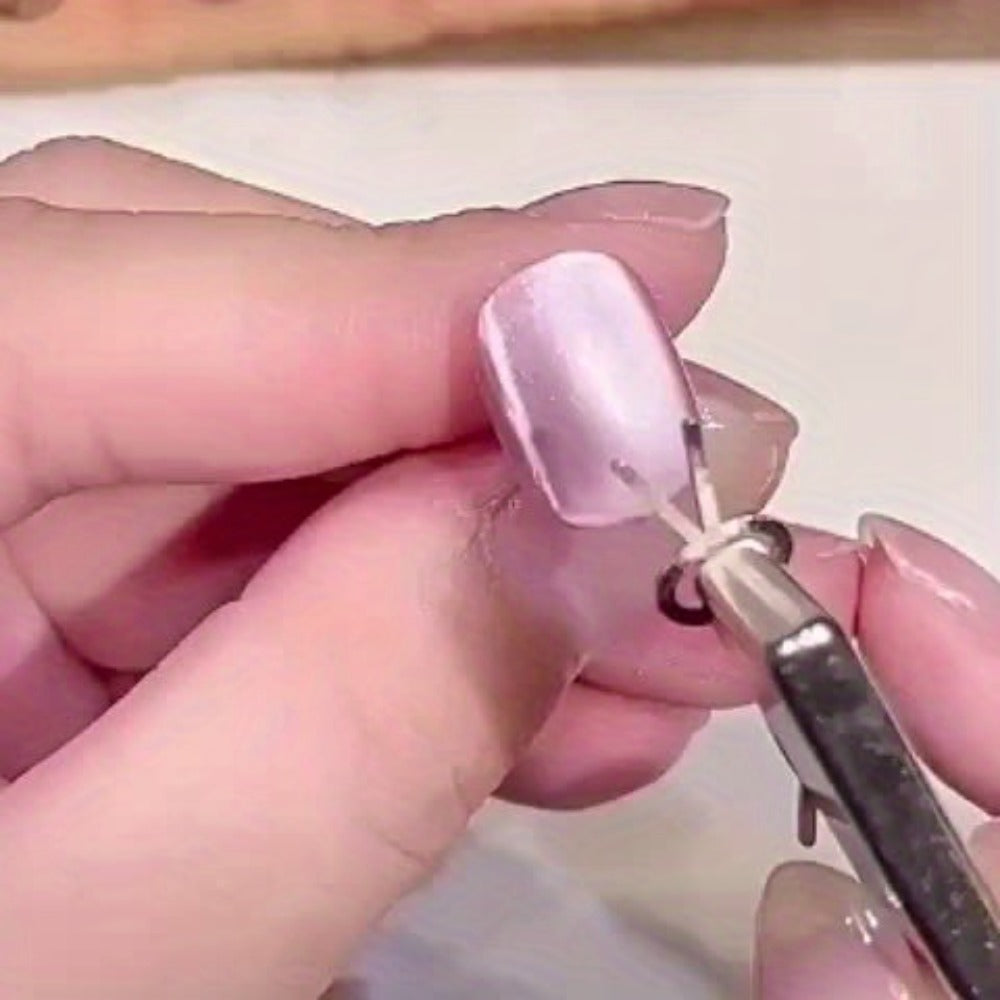 11pcs Cat Eye Magnet for Nails - Heart, Bunny, 3in 1 Nail Magnet Design Heart Gel Nail Polish Magnet Stick Strong Magnetic Nail Polish Tools for Nail Art Salon, Home