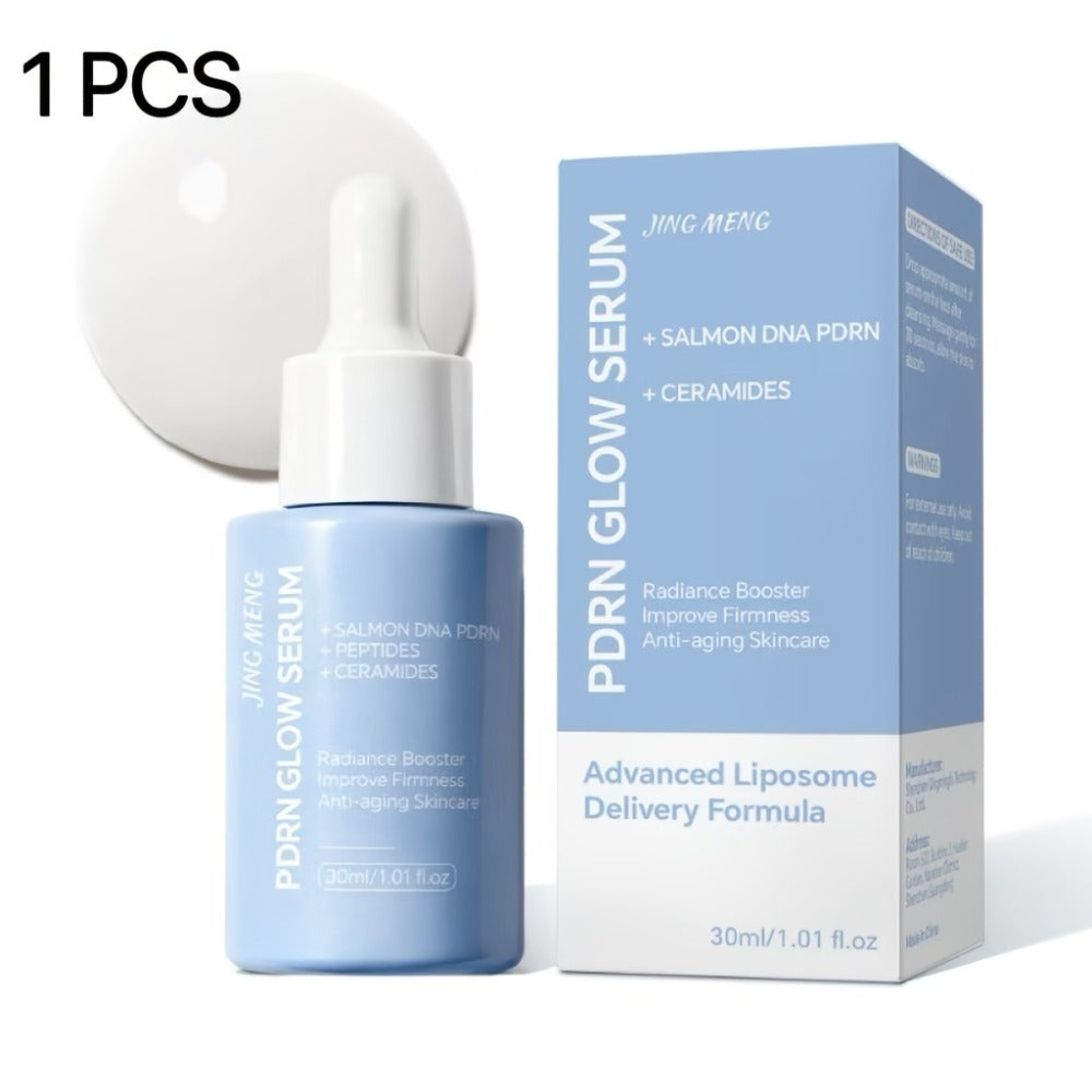 JING MENG 10% Azelaic Acid Serum, Evens Out Light Beige, Improves Skin Texture, Makes Skin Feel Soft And Smooth, Reduce The Look Of Dark Spots, Skincare for Woman, 1/2pcs, Salmon Dna PDRN Serum Combination, Face Skin Care, Women's Gift