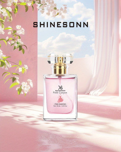 Perfume for Women Pink Canyon 1oz Eau de Parfum Floral Fruity Fragrance Pomegranate Peony Amber Long Lasting Travel Size Date Night Gift for Her