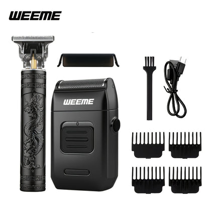 Electric Grooming Kit for Men — Hair Clipper, Electric Shaver, Beard Trimmer & Nose Hair Trimmer Set, Gradient Design, 1/2/4-Piece Options, Gift for Husband, Boyfriend & Dad