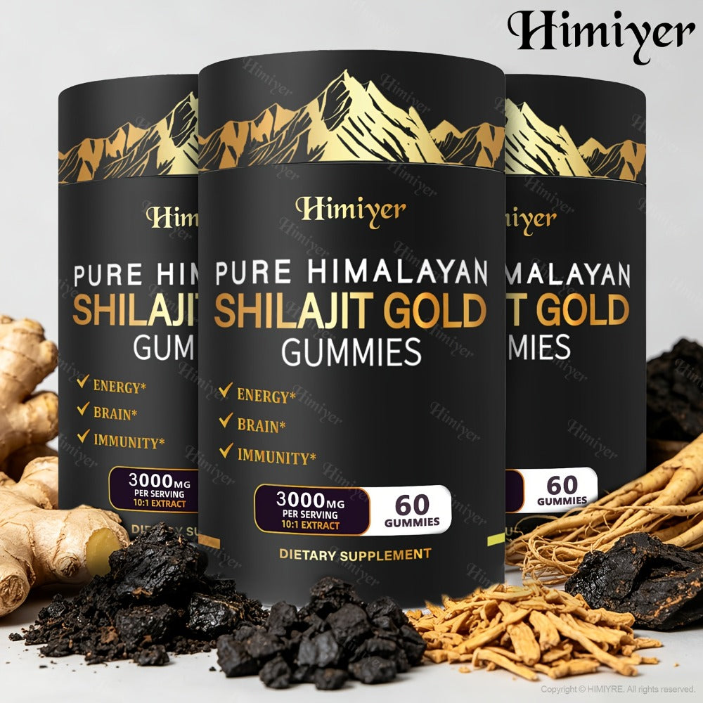 Powerful Combination Of 3000mg SHIlijit, Ginger, Hoofgrass, Ginseng And Ashwagandha! Multi-mineral And Phytonutrient Supplement