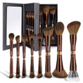 MAANGE 8pcs Double-ended Makeup Brushes + Storage Box High-end Makeup Tools Double-ended Foundation Brush Blush Brush Contour Brush Multi-function Makeup Brush Suitable for Facial Makeup Women's Beauty Tools Daily Travel Commuting Women's Gifts, Professio