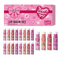 20pcs Miss FactorX Lip Balm Set, Glossy Finish, Replenishing Moisturizer for Dry Skin, Long-Lasting Hydration, Mother's Day Gift, Perfect Valentine's Day Gift for Women