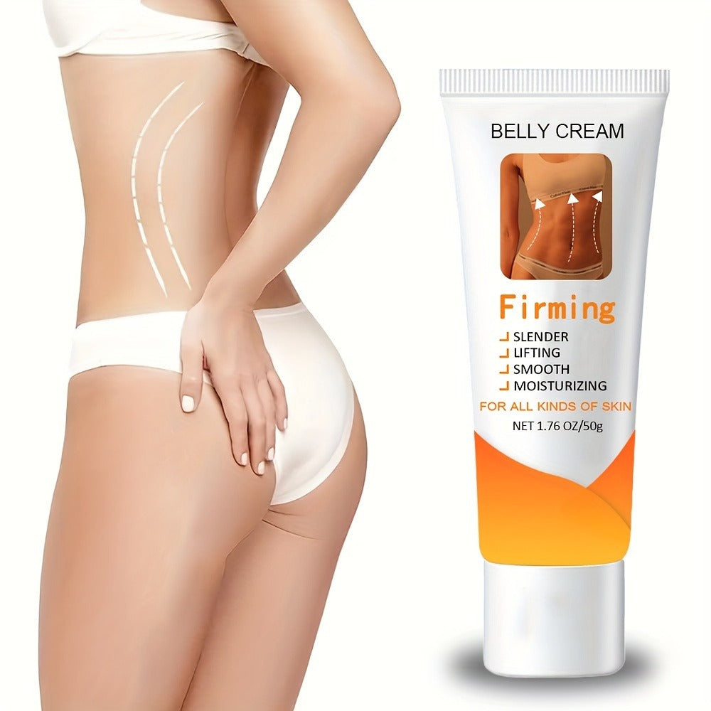 Belly Firming Cream with Jojoba Oil & Caffeine 50g Tightening Body Moisturizer for Butt Belly Thighs Skin Firming Massage Cream Women Gift