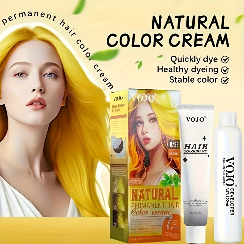 12-Color Permanent Hair Dye Kit with Developer & Applicator Tools - Long-Lasting Vibrant Shades (Pink, Silvery, Golden, Blue, Brown, Purple, Black, Red, White, Green, Yellow