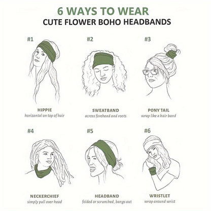 Stretchy Headbands 20pcs Bulk Soft Sweat-Wicking Sports Turban Bandanas for Women Men Non-Slip Elastic Knot Hair Wraps Breathable Solid Colors for Yoga Running Gym Workout Daily Fashion