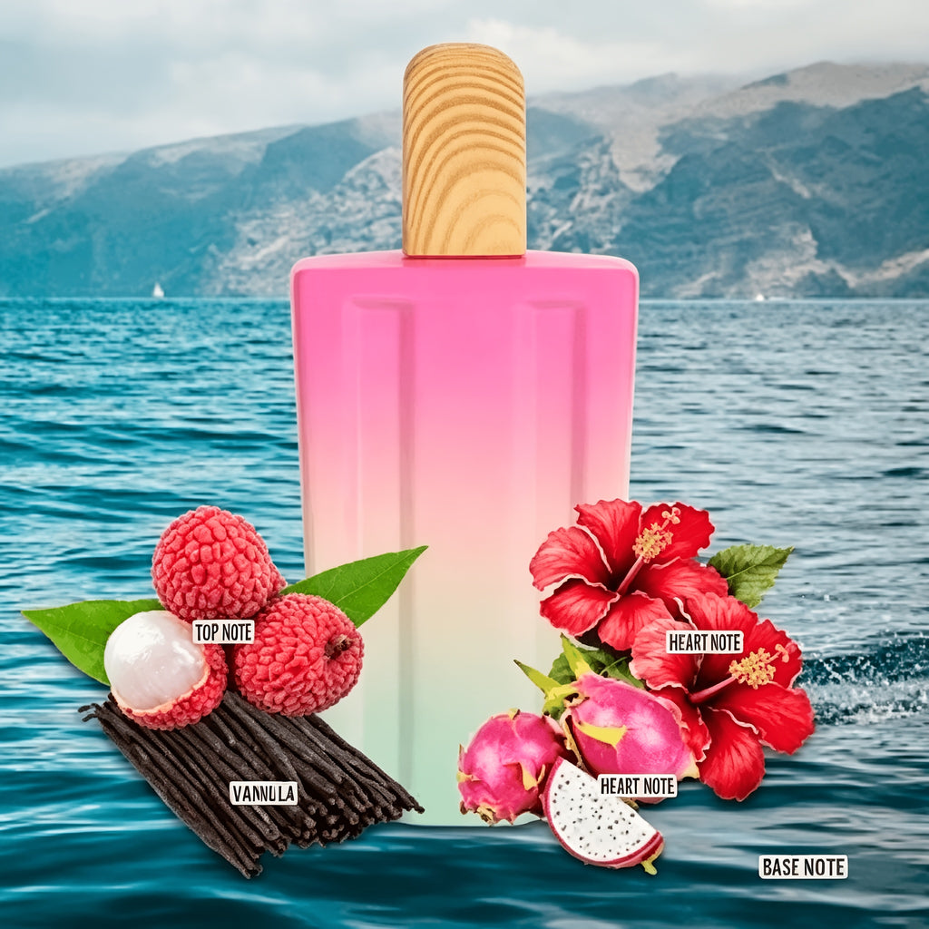 [Tropical Floral Fragrance] Pink Jasmine Women's Eau de Parfum, Tropical Fresh Floral Feminine Fragrance 100ml/ 3.4 fl oz