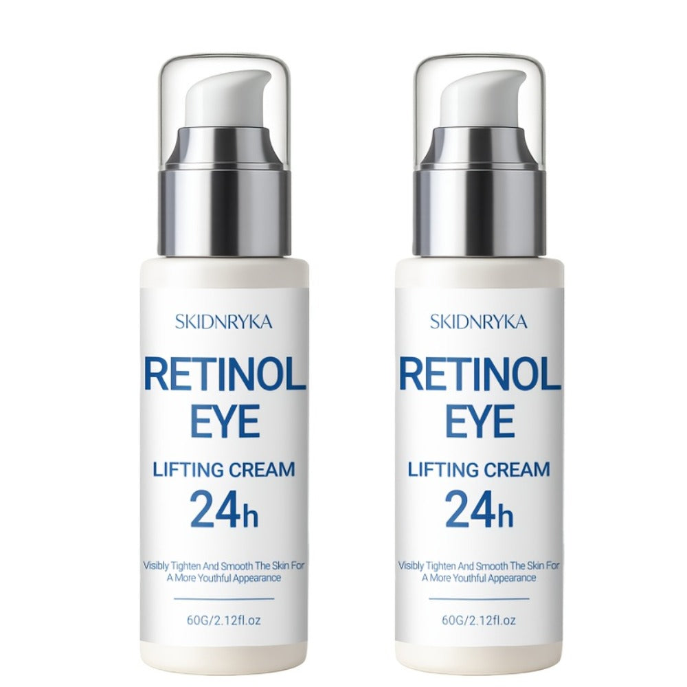 [Perfect Gift] Buy One Get One (2pcs) Firming Eye Cream - Hydration, Tightening, Smoothing With Hyaluronic Acid, Collagen, And Retinol, Caffeine, Lifts And Tightens Eye Skin, Dark Circles, Perfect Gift For Family