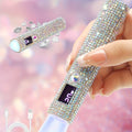 Portable LED Nail Lamp - Quick-Dry Gel Polish Dryer, USB Rechargeable with 200mAh Battery, Sparkling Rhinestone Design, Ideal for Hands & Feet, Perfect Valentine's Gift, Nail Dryer