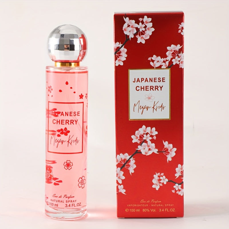 100ml/3.38oz Women's Perfume Spray for Hair & Body - Cherry Blossom Eau de Toilette, Long-Lasting Floral Scent with Fragrance, Daily Wear Perfume Suitable for Special Occasions & Gifts