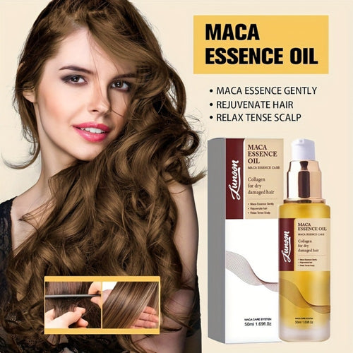 1.69oz/1.69fl.ozMoroccan Argan Oil for Hair- Cold Press Argan Essential Oil for Hair Care, Power Collagen Hair Mask for Dry Frizzy Curly Or Straight Fine Hair, Long-Lasting Nourishing