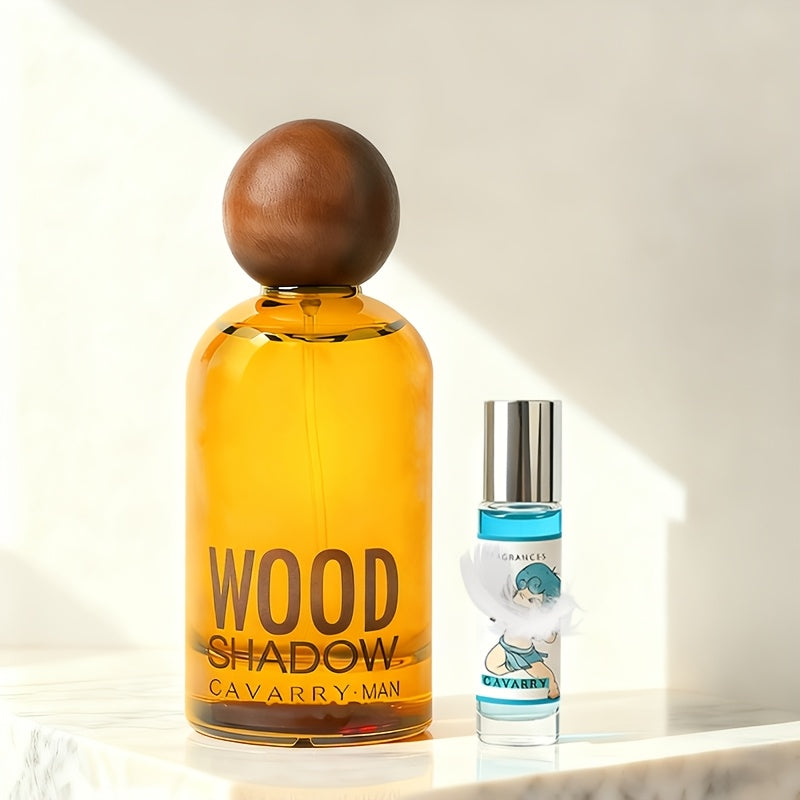 [Men's Wooden Perfume] Classic Men's Wooden Perfume, Designed By Professional Team Of Perfumers, Durable And Strong Sandalwood Fragrance, Suitable For Parties, Business, Fitness, Dating, Dinner - Men's Luxury Gift, Elegant Design, Party Perfume