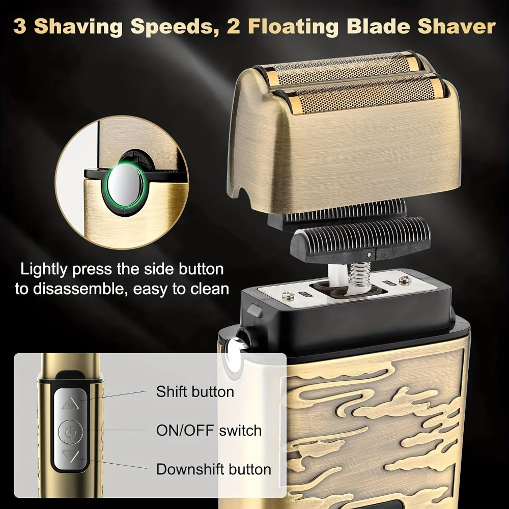 Aqwiopr Wireless Hair Clippers And Trimmer Kits - an Ideal Present for Men'S Grooming