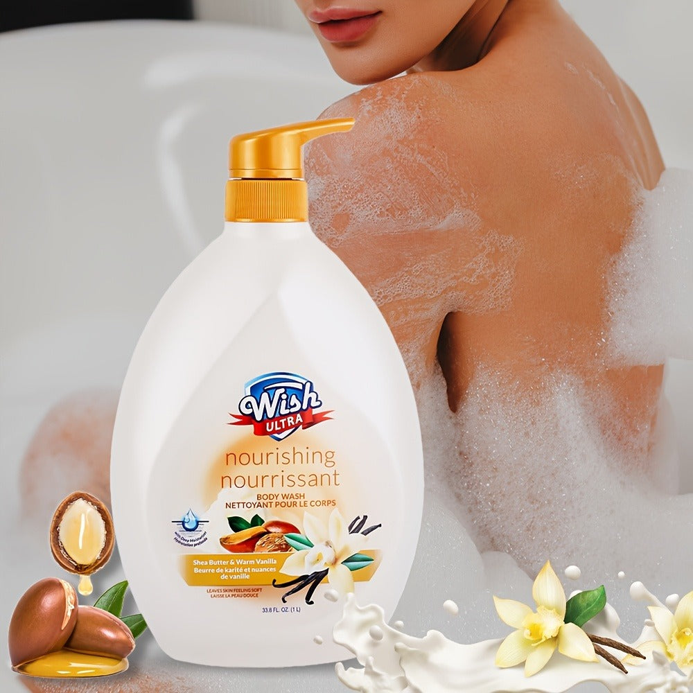 Set of 2 Bottles, Each 1000 ML/33.8 Fl Oz, Moisturizing Body Wash Suitable for Both Men And Women, Featuring a Long-Lasting Scent, Available in 6 Unique Fragrances, Deeply Cleanses, And Enhances Skin Smoothness, Suitable for All Skin Types
