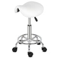 360-Degree Round Salon Stool with Backrest And Lines, Professional Adjustable Height Salon Stool, Modern Bar Stool Swivel, Armless Bar Chair for Kitchen, Dining Room, Living Room, Bistro, Spa
