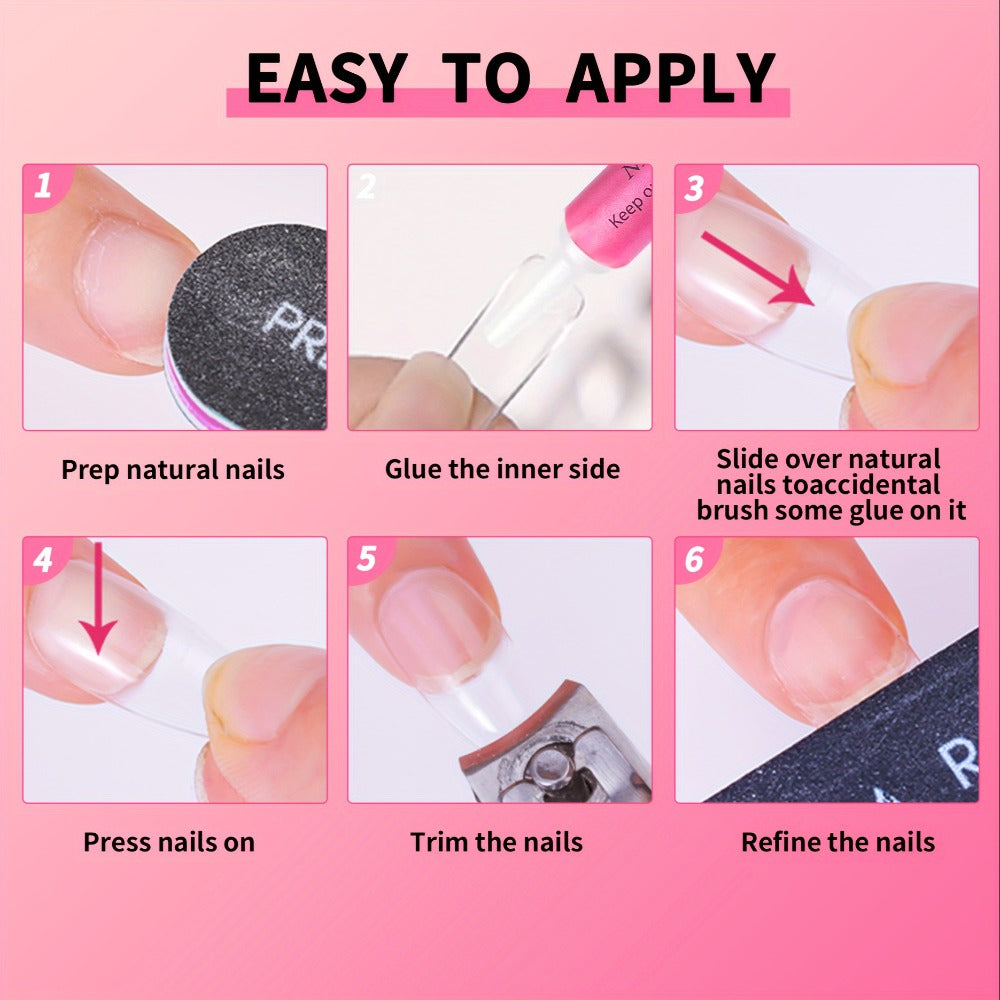 14pcs Quick-Dry Nail Glue, A Total Of 1.28oz, Super Strong Nail Glue 12pcs Of 0.07oz & 2pcs Of 0.24oz, for Acrylic & Fake Nails, Long-lasting, No Lamp Required, Super Strong Nail Glue for Press-Ons & Rhinestones, for Nail Salon Home DIY, Nail Salon