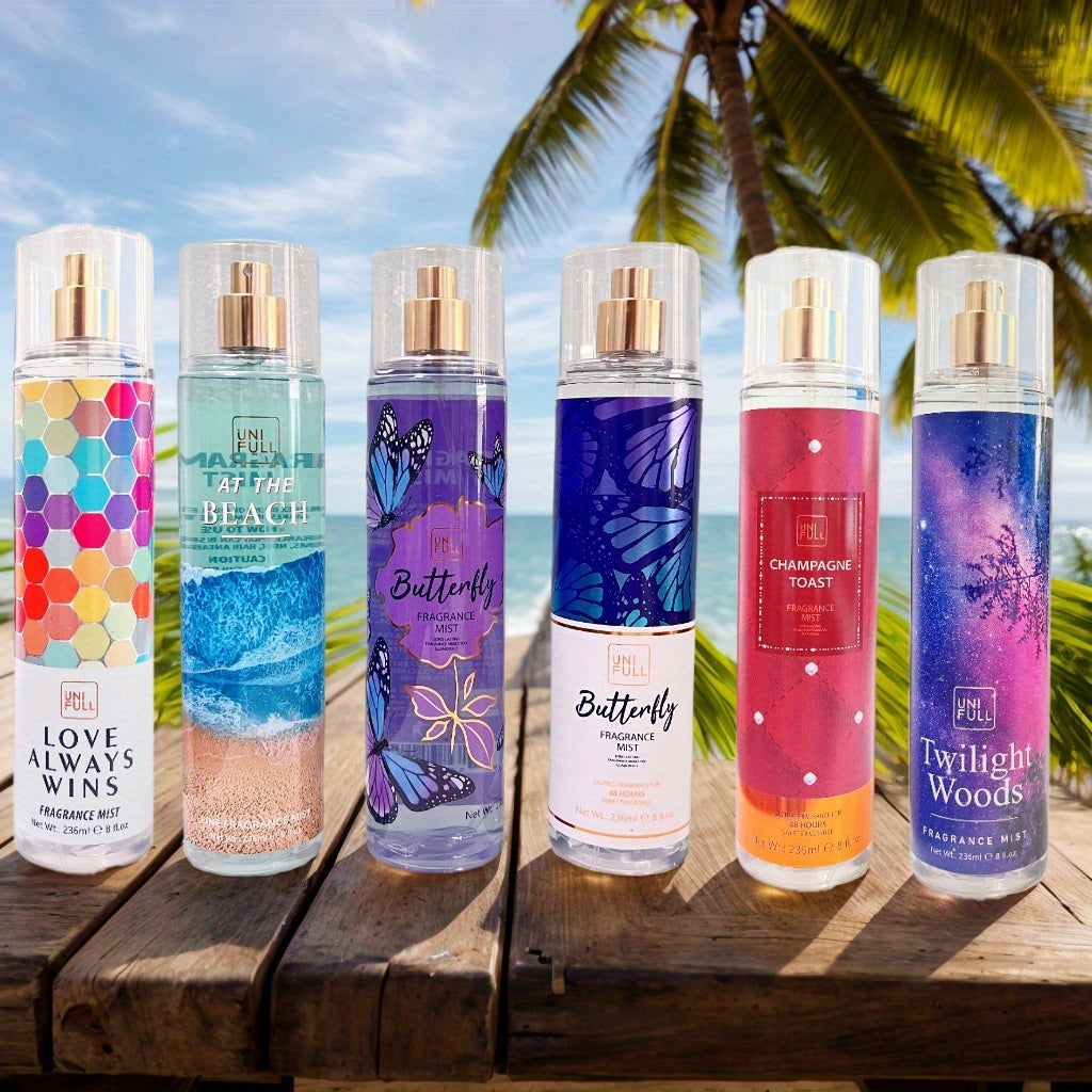8 Ounces Women's Hair and Body Perfume Mist - Long-lasting fragrance, suitable for dates, parties, and gifting