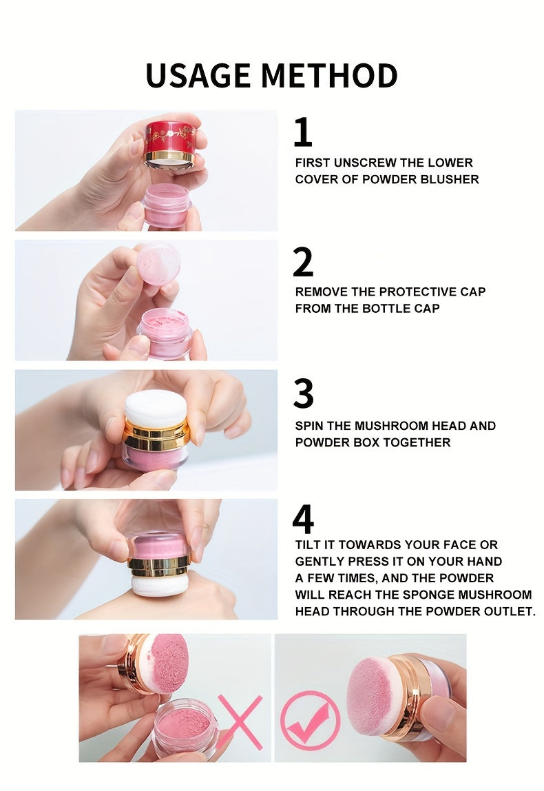 ROUSE Blush 3 Color Set, Containing Pearl Powder And Rose Oil Ingredients, Delicate Powder, Uniform Powder, Light Makeup, Easy to Touch Up Makeup, Suitable for All Skin Tones, Meet Different Makeup Needs, Perfect Choice for Dating Gifts, Easter