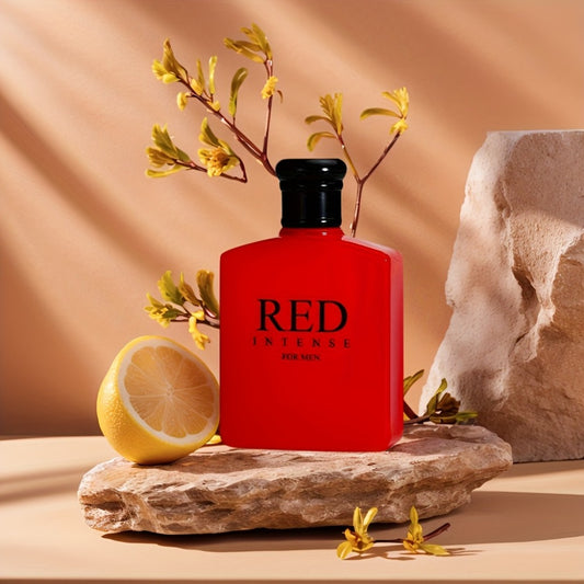 3.4oz Men's Eau De Toilette Spray - Men's Cologne - Woody Spicy Fragrance for Men - Contains Cranberry, Italian Lemon, And Grapefruit - Medium Intensity Perfume8202